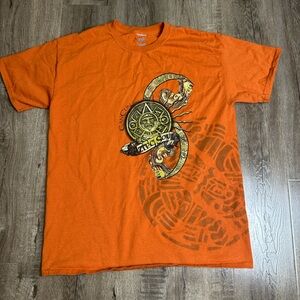 Orange Graphic T-Shirt